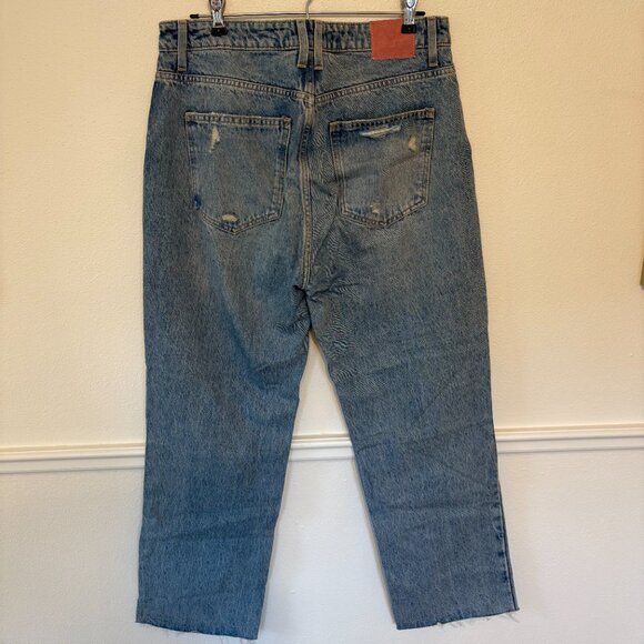 Zara Straight Leg Jeans - Size 8 - Picture 2 of 4